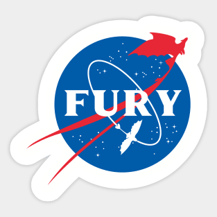 Space Fury Sticker